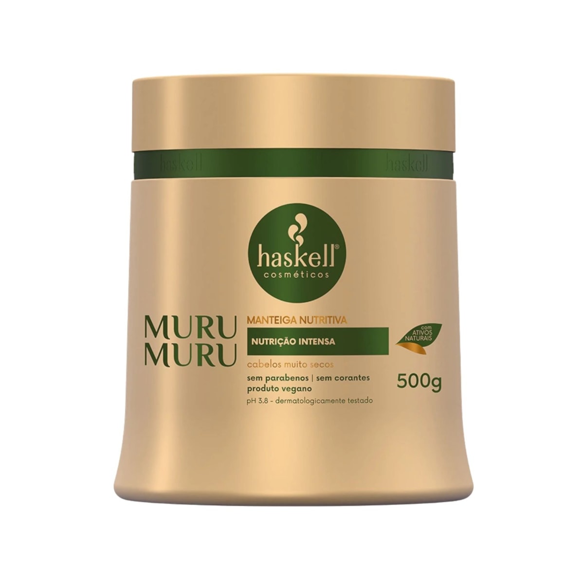 Mascara Capilar Haskell Muru Muru Manteiga Nutritiva 500 g