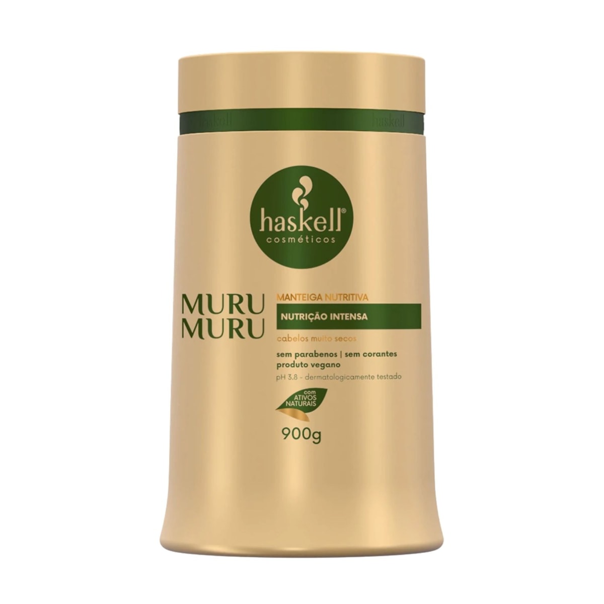 Mascara Capilar Haskell Muru Muru Manteiga Nutritiva 900 g