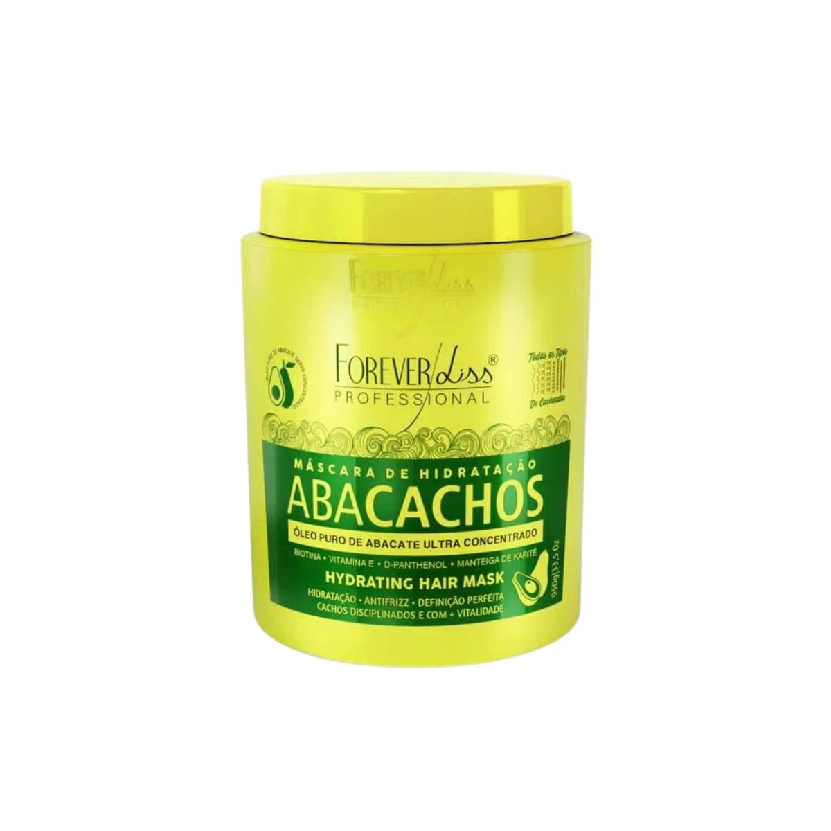 Máscara Forever Liss Abacachos para Cabelo Cacheado 950 g Máscara Forever Liss Abacachos para Cabelo Cacheado 950 g