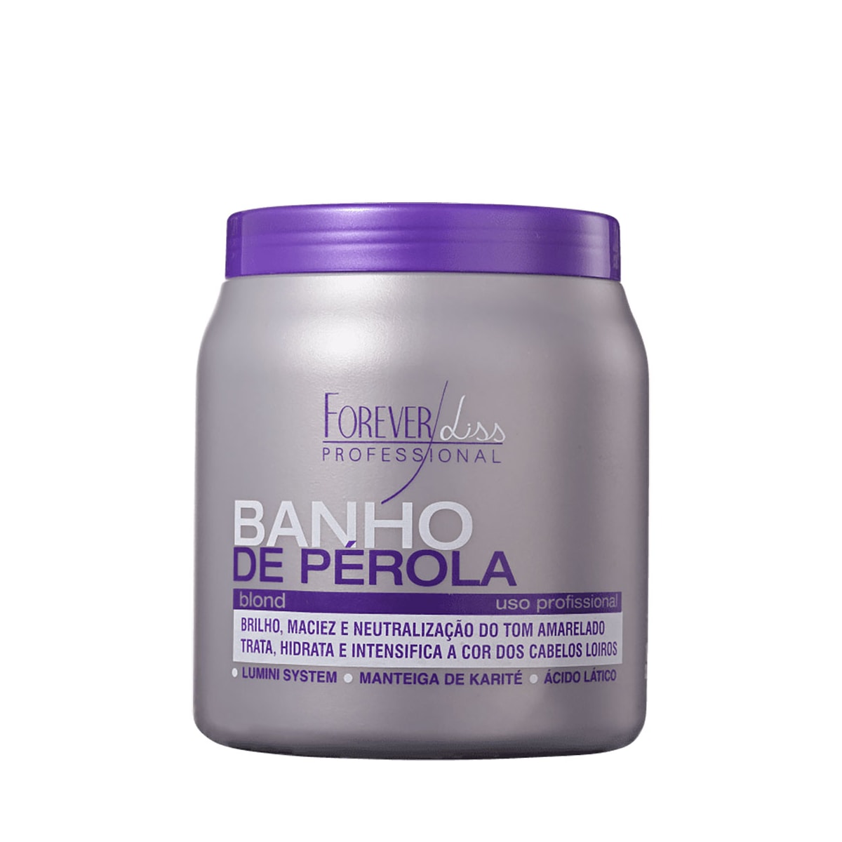 Máscara Forever Liss Banho de Pérola 1 Kg Máscara Forever Liss Banho de Pérola 1 Kg