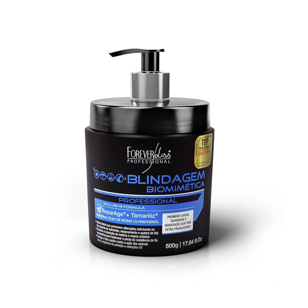 Máscara Forever Liss Blindagem Biomimética Capilar 500 g Máscara Forever Liss Blindagem Biomimética Capilar 500 g