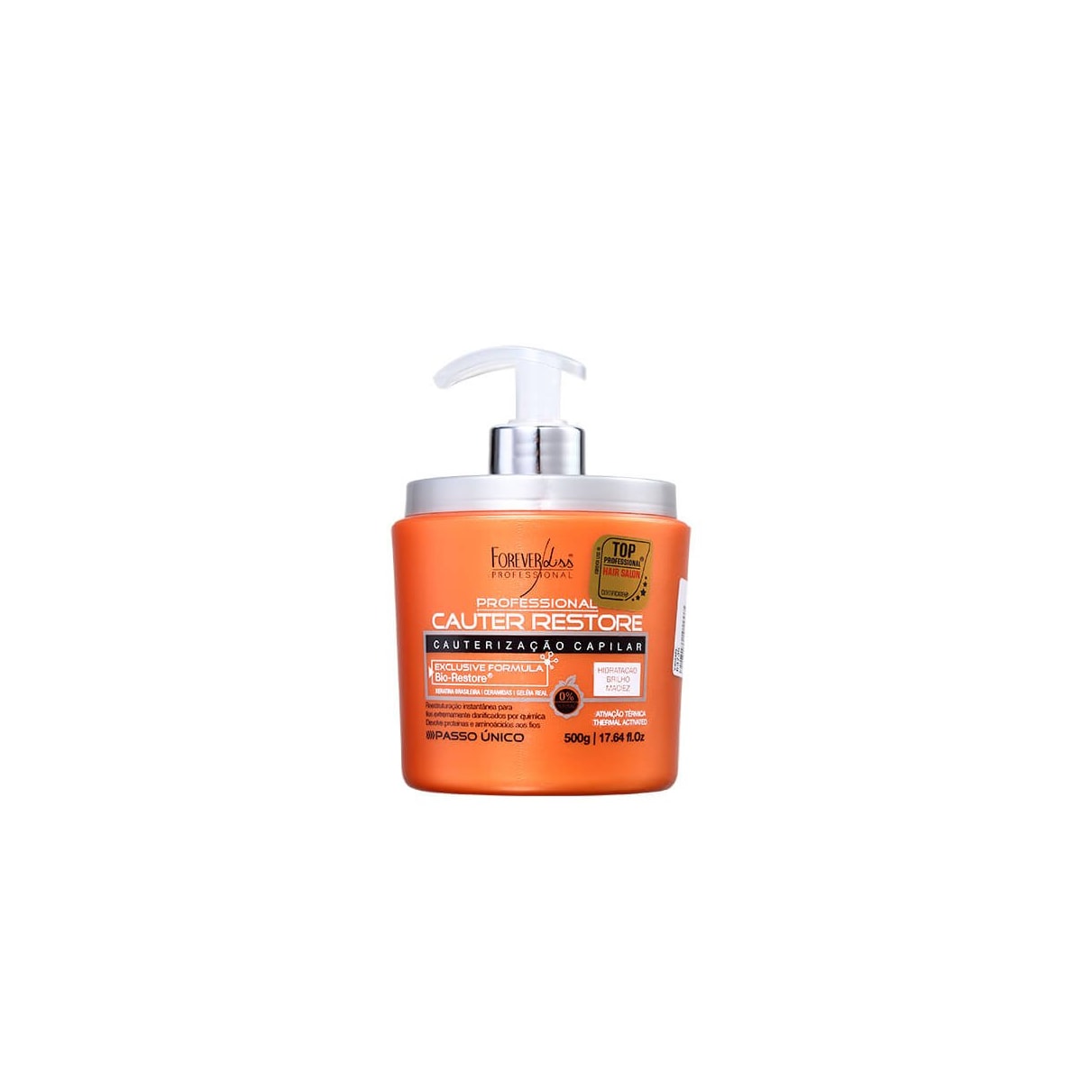 Máscara Forever Liss Cauter Restore Passo Único 500 g
