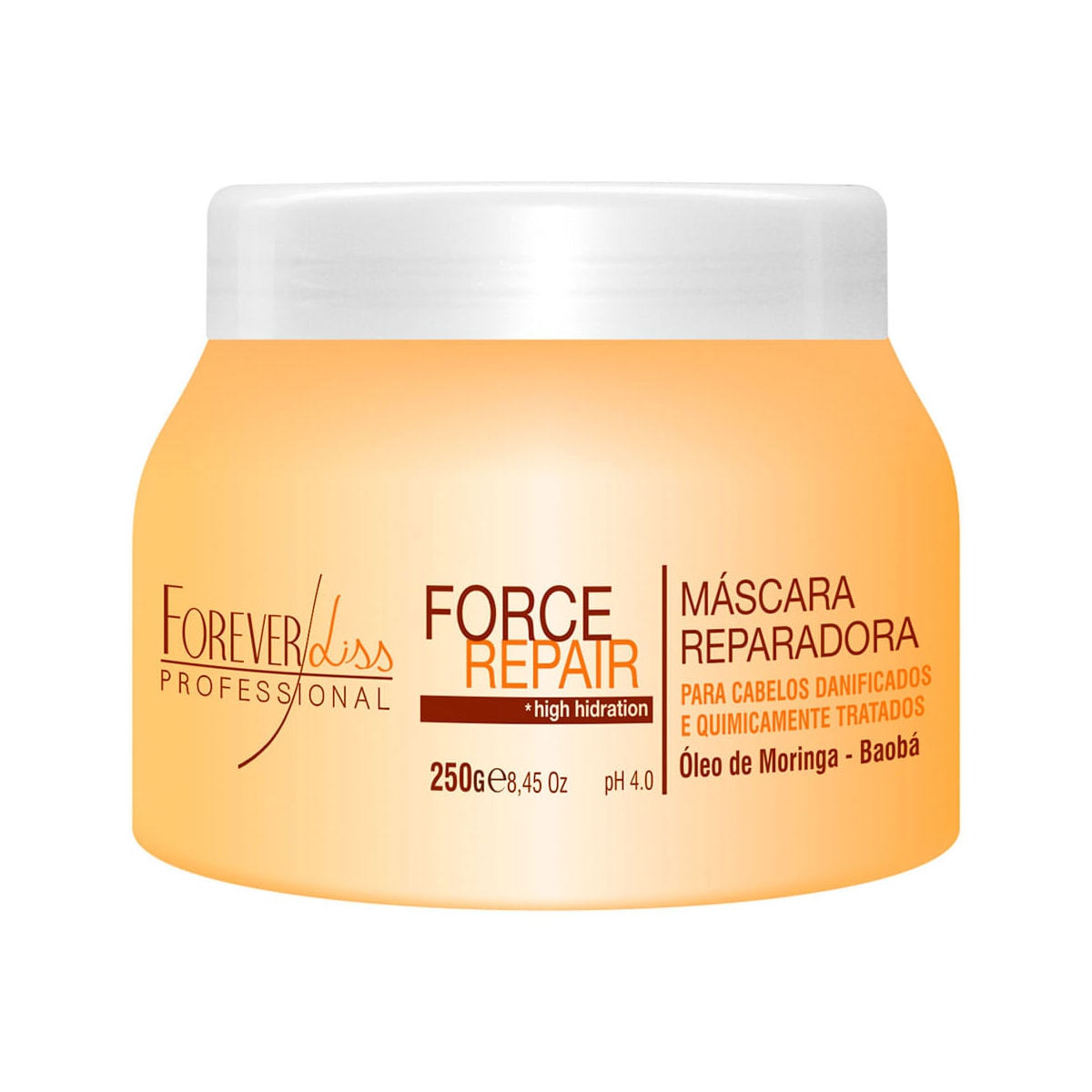 Máscara Forever Liss Force Repair 250 g Máscara Forever Liss Force Repair 250 g