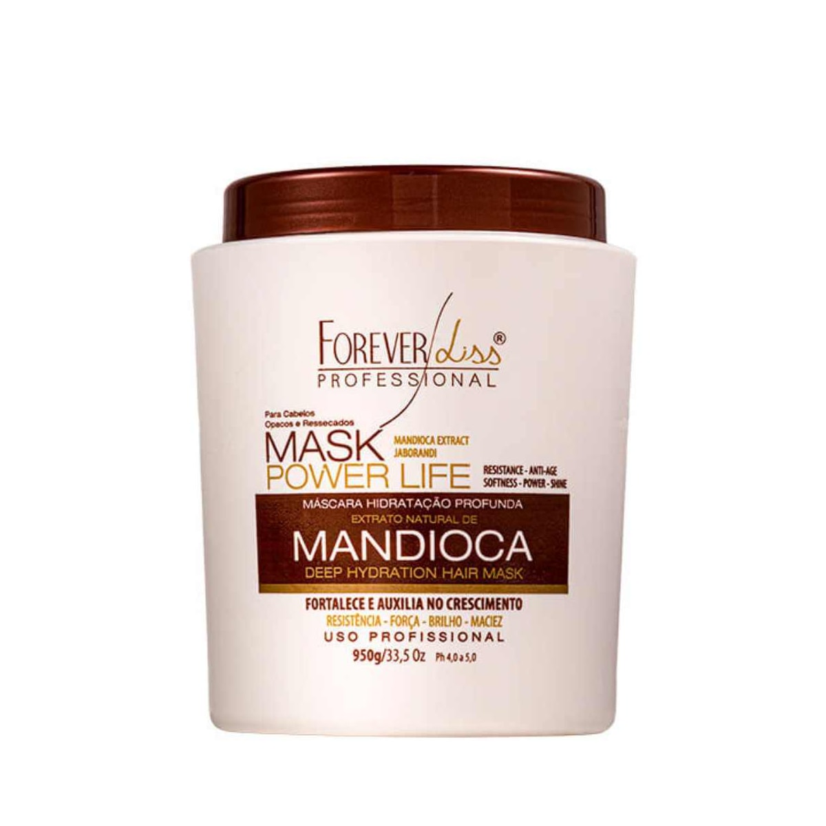 Máscara Forever Liss Mandioca 950 g Máscara Forever Liss Mandioca 950 g