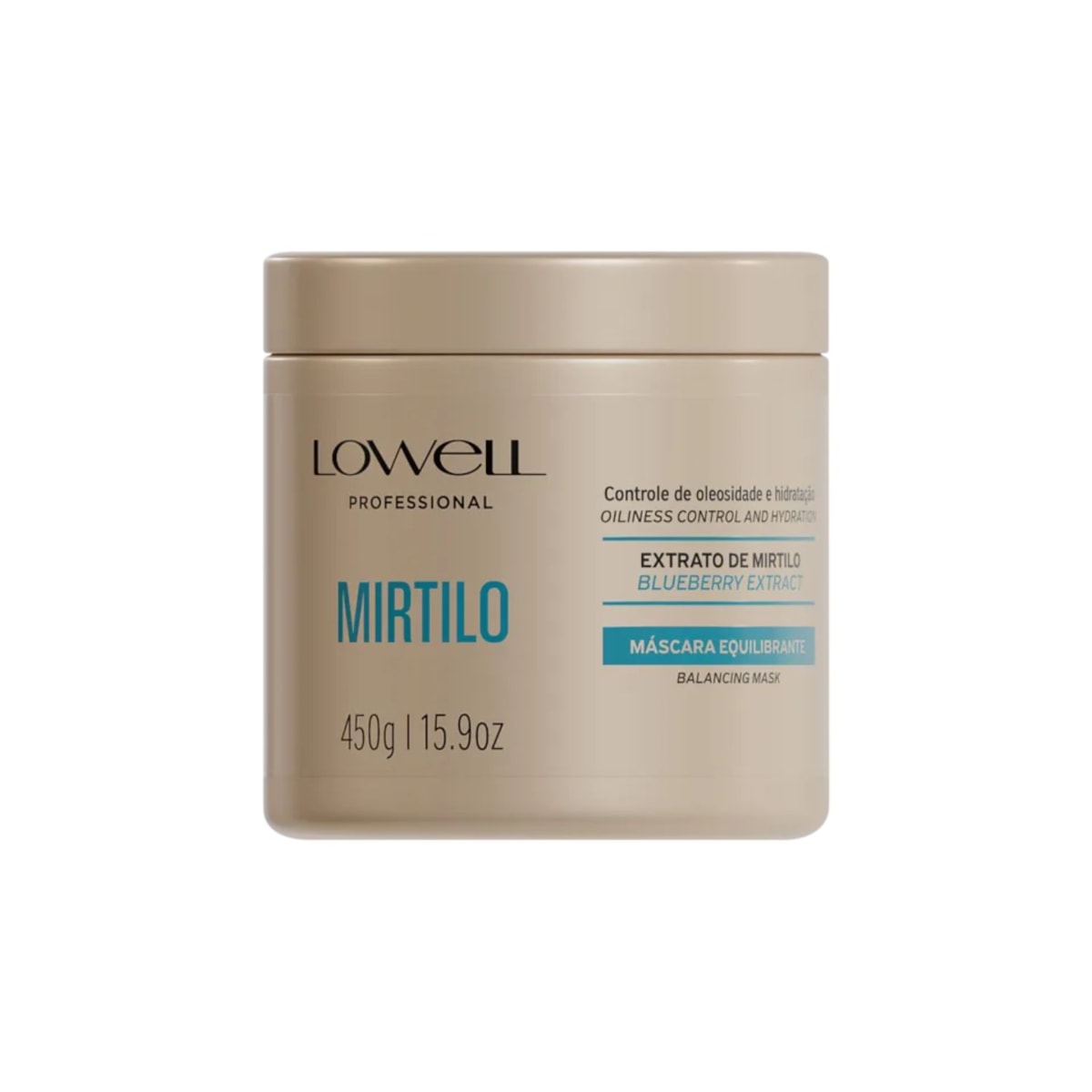 Máscara Lowell Mirtilo Equilibrante 450 g