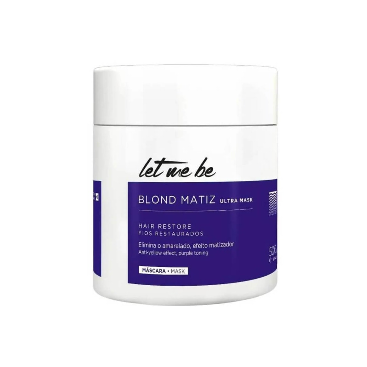 Máscara Matizadora Let Me Be Blond Matiz 500 g