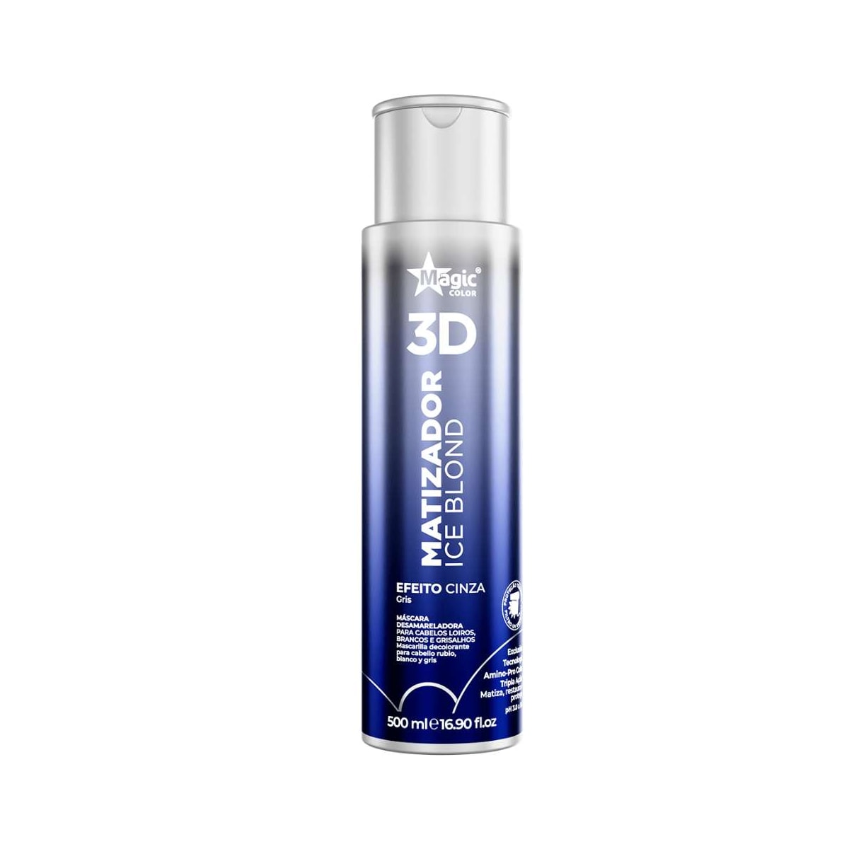 Máscara Matizadora Magic Color 3D Magic Power Ice Blond 500 ml