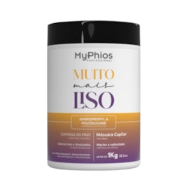Máscara MyPhios Muito Mais Liso Máscara de Hidratação Controle Frizz 1 Kg