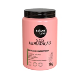 Máscara Salon Line S.O.S Máscara de Hidratação Óleo de Rícino 1 Kg