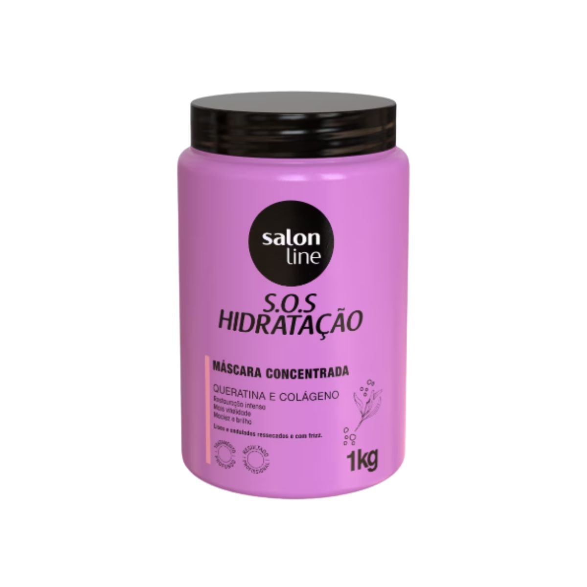 Máscara Salon Line S.O.S Máscara de Hidratação Queratina e Colágeno 1 Kg Máscara Salon Line S.O.S Máscara de Hidratação Queratina e Colágeno 1 Kg