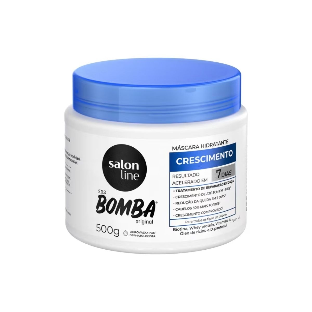 Máscara Salon Line SOS Bomba Original de Máscara de Crescimento Capilar 500 g Máscara Salon Line SOS Bomba Original de Máscara de Crescimento Capilar 500 g