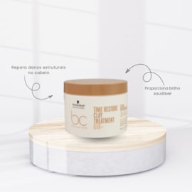 Máscara Schwarzkopf Time Restore Clay Q10+ 500 ml