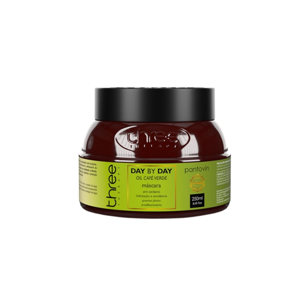 Máscara Three Therapy Day By Day Oil Café Verde 250 g Máscara Three Therapy Day By Day Oil Café Verde 250 g
