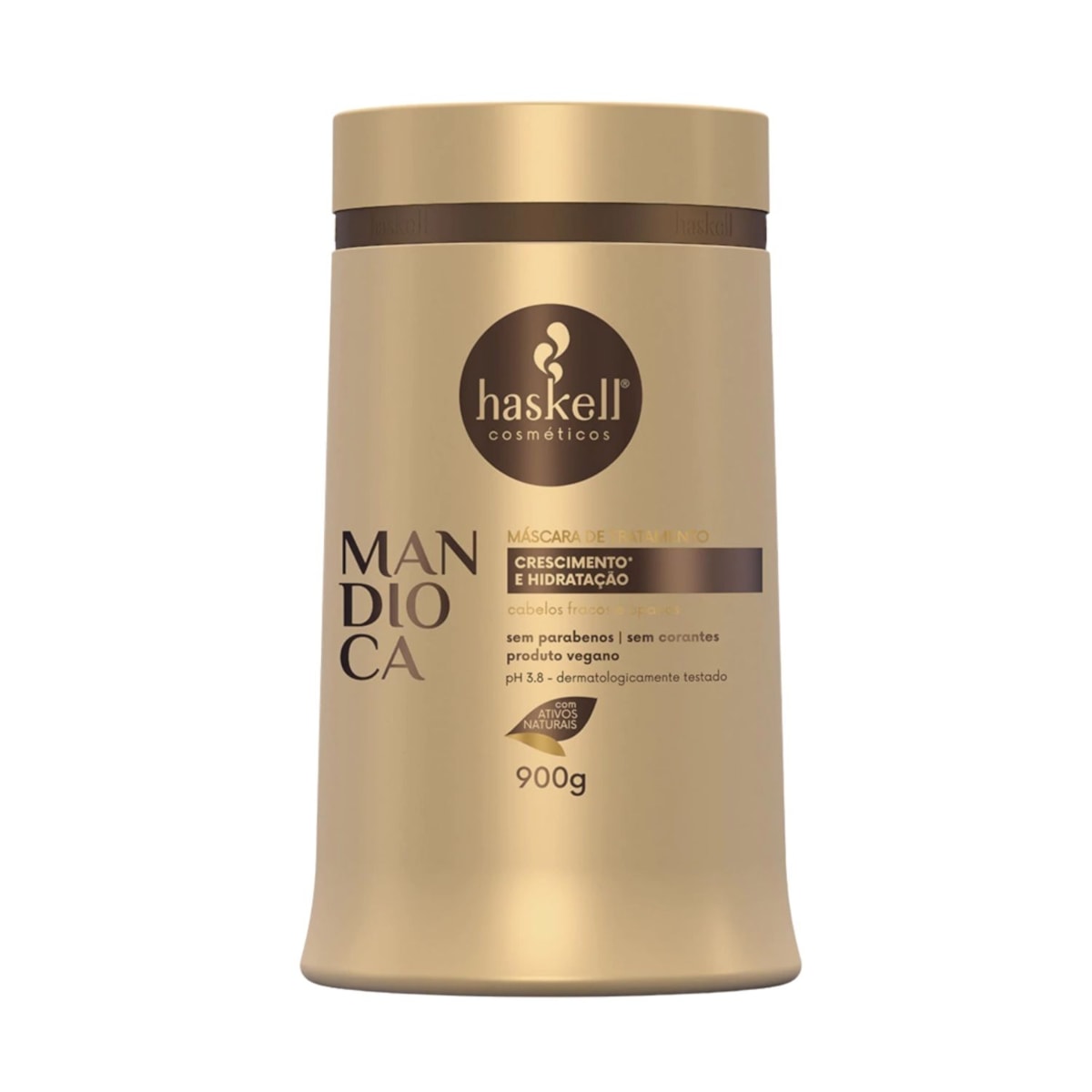 Máscara Tratamento Haskell Mandioca Força Crescimento 900 g Máscara Tratamento Haskell Mandioca Força Crescimento 900 g