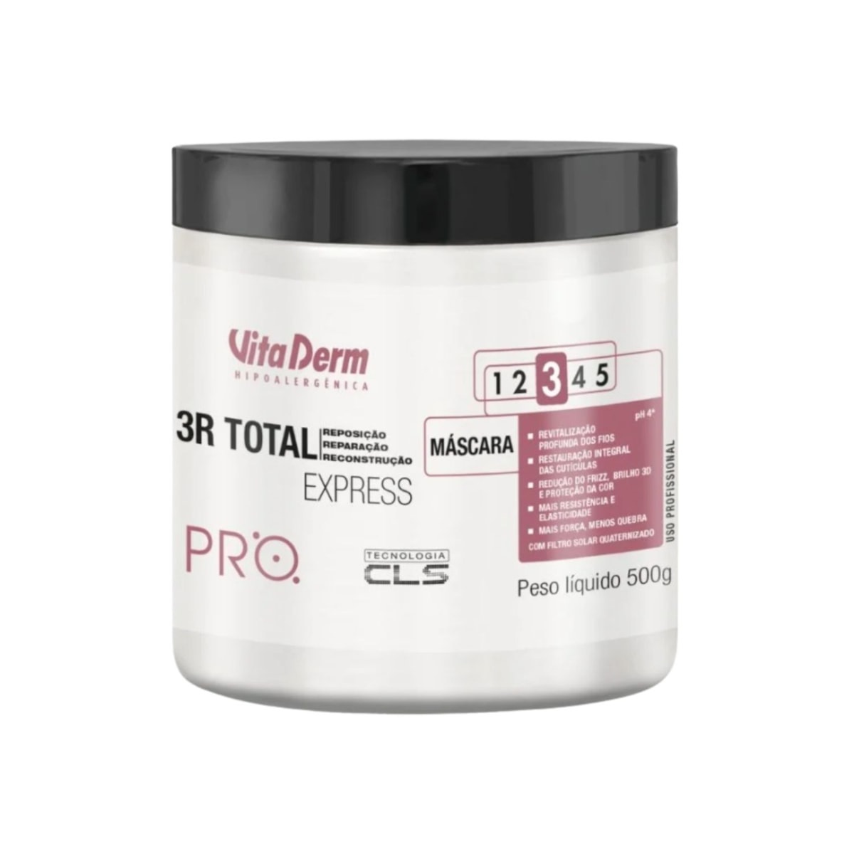 Máscara Vita Derm 3R Total Express 500 g Máscara Vita Derm 3R Total Express 500 g