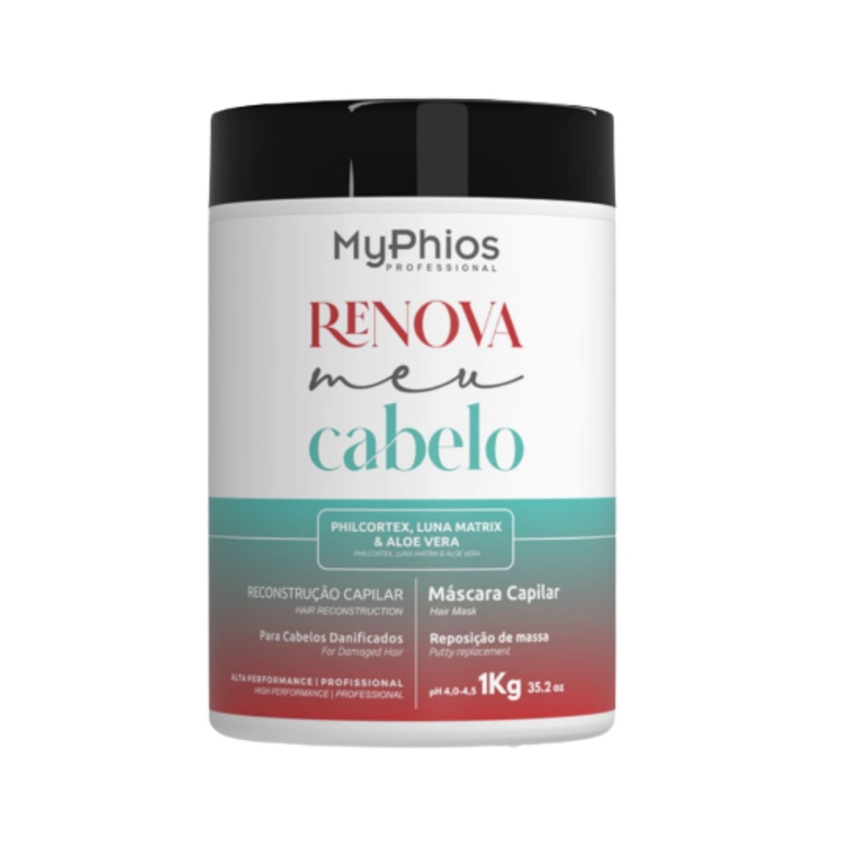 MyPhios Máscara Capilar Renova Meu Cabelo 1 kg