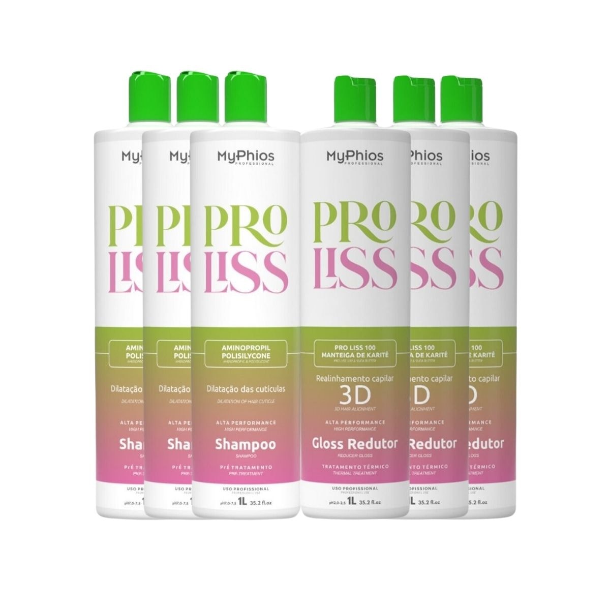 MyPhios ProLiss Kit 3 Realinhamento Capilar 1L MyPhios ProLiss Kit 3 Realinhamento Capilar 1L