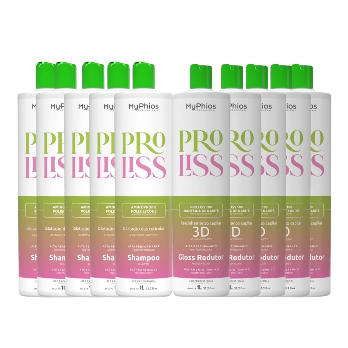 MyPhios ProLiss Kit 5 Realinhamento Capilar 1L MyPhios ProLiss Kit 5 Realinhamento Capilar 1L