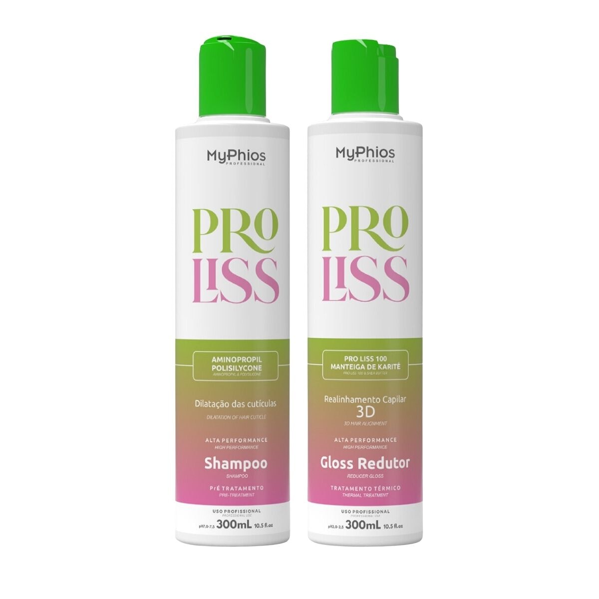 MyPhios ProLiss Realinhamento Kit Shampoo e Máscara 300ml