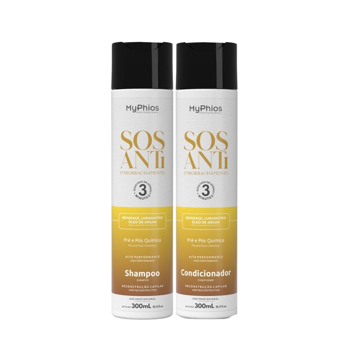 MyPhios SOS Antiemborrachamento Shampoo e Condicionador 300ml MyPhios SOS Antiemborrachamento Shampoo e Condicionador 300ml
