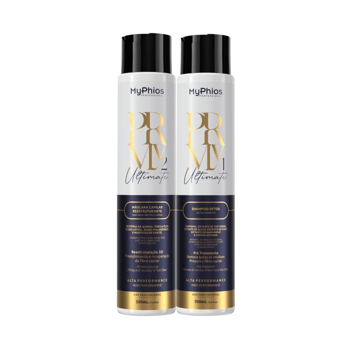 MyPhios Ultimate PRMY Kit Shampoo Detox e Máscara 500ml MyPhios Ultimate PRMY Kit Shampoo Detox e Máscara 500ml