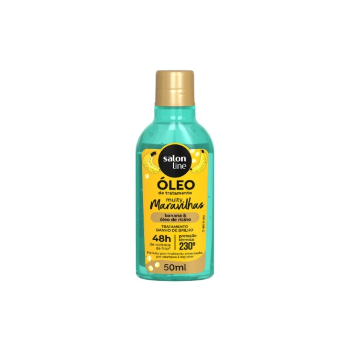 Oleo Salon Line Cachos dos Sonhos Multy Banana para Cabelo Cacheado 55 ml Oleo Salon Line Cachos dos Sonhos Multy Banana para Cabelo Cacheado 55 ml