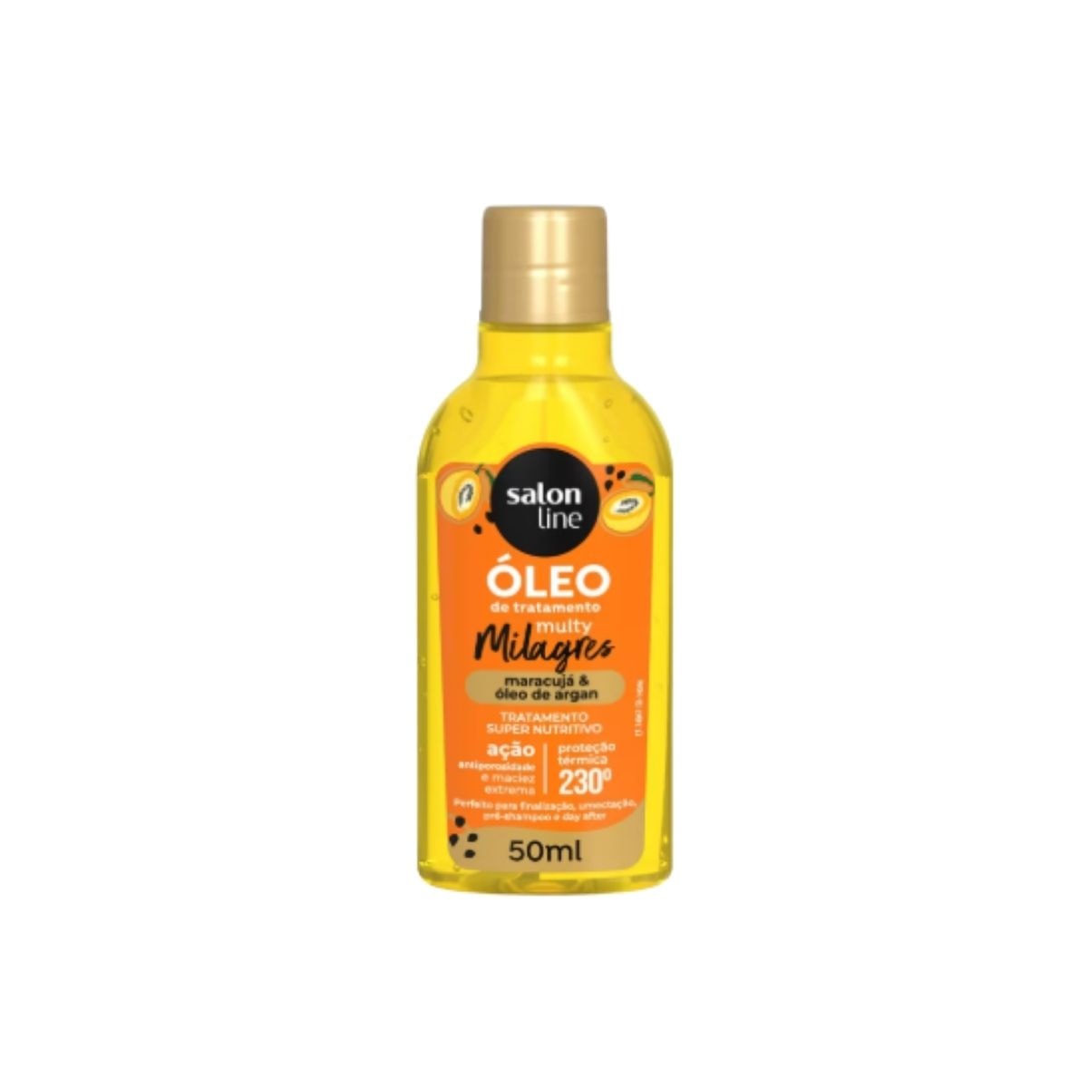 Oleo Salon Line Cachos dos Sonhos Multy Maracujá para Cabelo Cacheado 55 ml