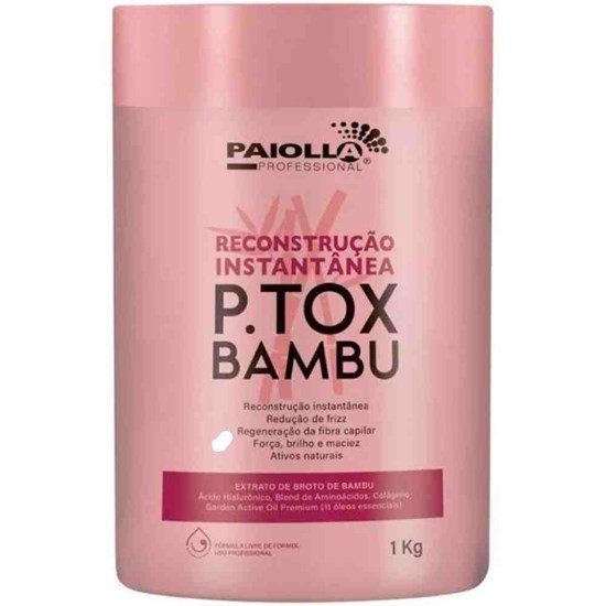 Paiolla Professional P.Tox Bambu Reconstrução Instantânea 1Kg