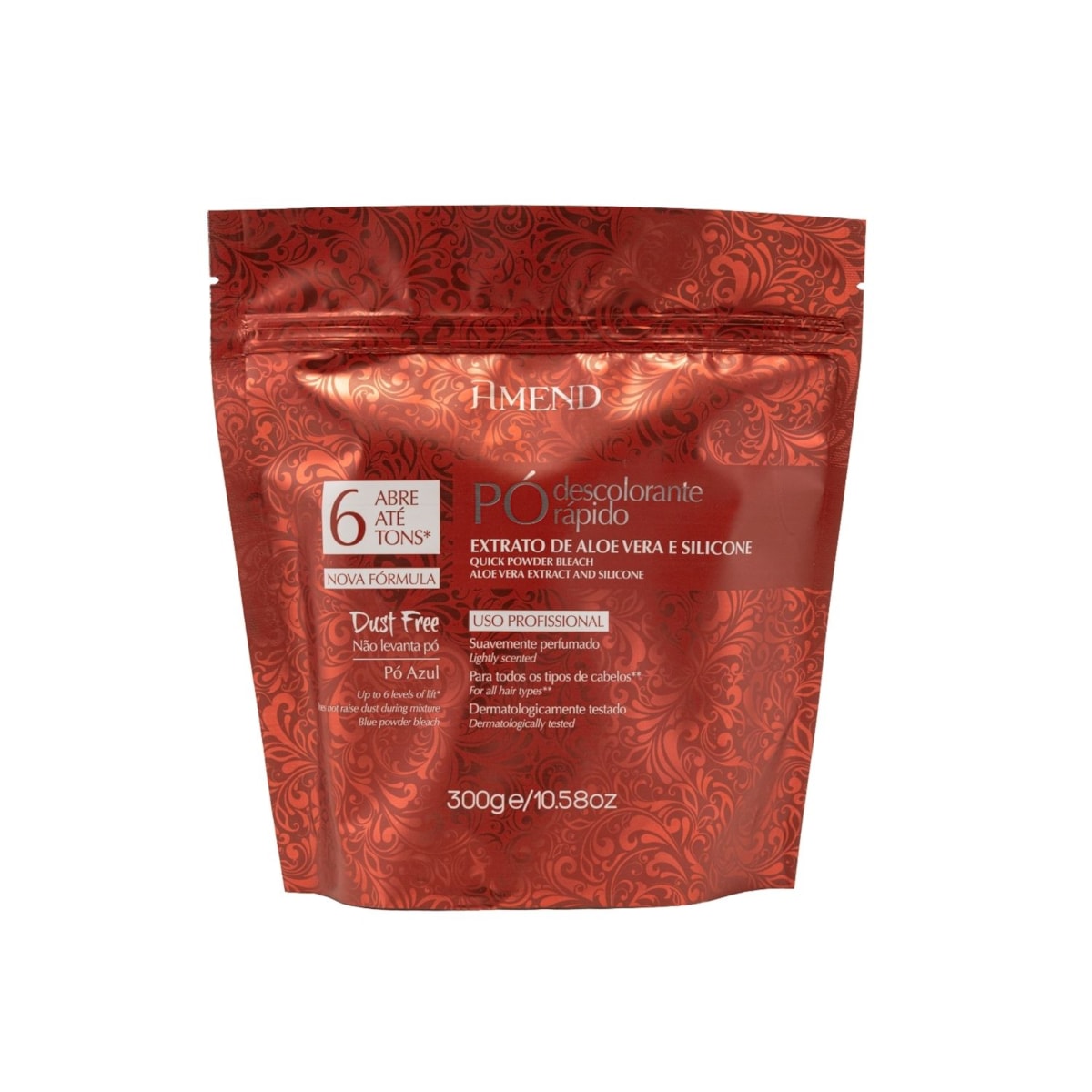 Pó Descolorante Amend Aloe Vera e Silicone 300 g