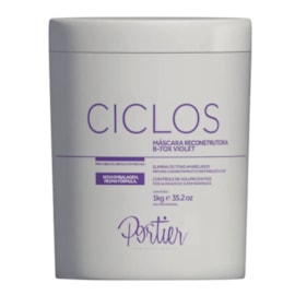 Portier Ciclos B-Tox Violet Máscara Reconstrutora 1kg Portier Ciclos B-Tox Violet Máscara Reconstrutora 1kg