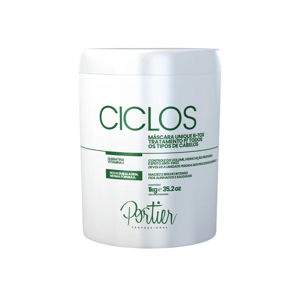 Portier Ciclos Unique B-Tox Máscara Capilar 1000g