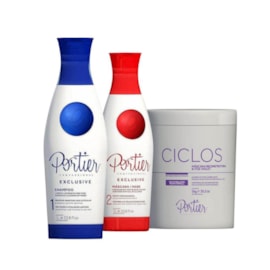Portier Exclusive Progressiva + Máscara Ciclos Violet  B-Tox 1kg Portier Exclusive Progressiva + Máscara Ciclos Violet  B-Tox 1kg
