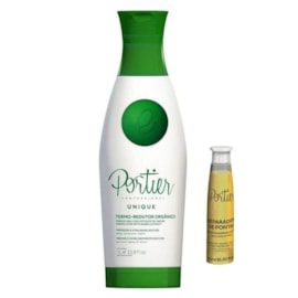 Portier Unique Termo Redutor Orgânico 1000ml + Ampola Semi Di Lino 15ml Portier Unique Termo Redutor Orgânico 1000ml + Ampola Semi Di Lino 15ml