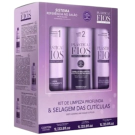 Progressiva Cadiveu Plástica dos Fios Selagem Térmica Escova Inteligente 3 x 1 Litro