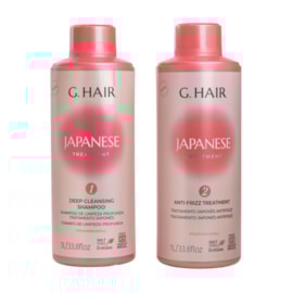 Progressiva G.Hair Escova Japonesa Tratamento Antifrizz (2 x 1 Litro)