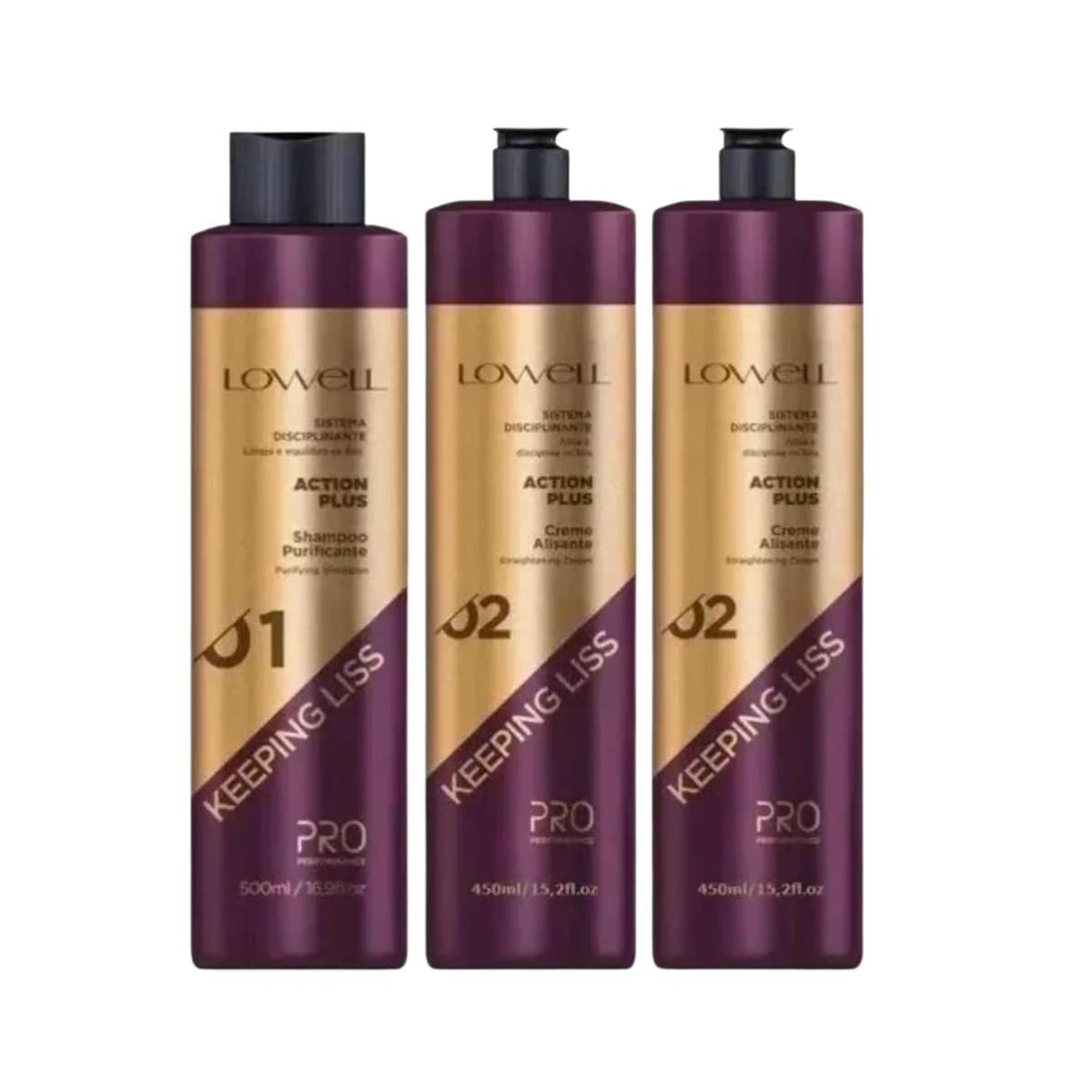 Progressiva Lowell Keeping Liss Kit Sem Formol Action Plus
