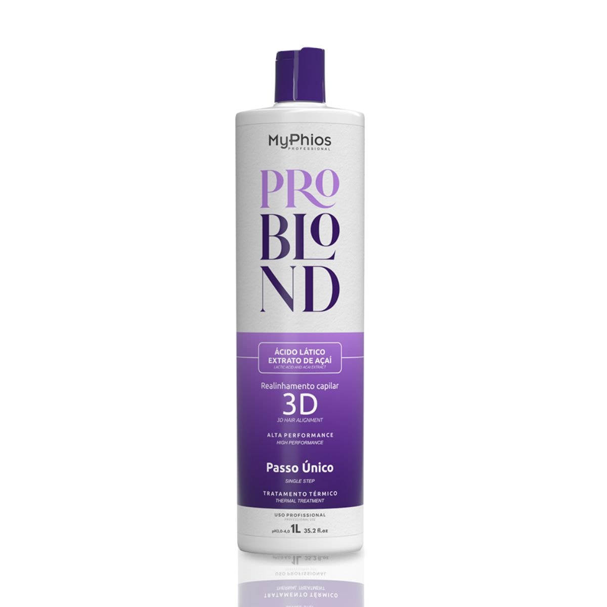 Progressiva MyPhios ProBlond Realinhamento Capilar 1 Litro Progressiva MyPhios ProBlond Realinhamento Capilar 1 Litro