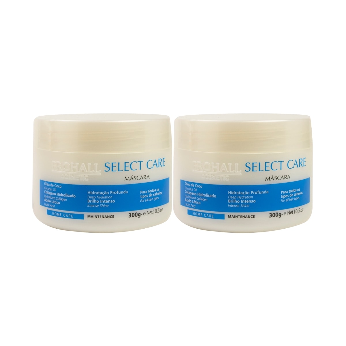 Prohall Cosmetic Select Care Hidratação Kit 2 Máscara 300g Prohall Cosmetic Select Care Hidratação Kit 2 Máscara 300g