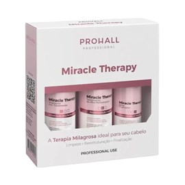 Prohall Miracle Therapy - Kit Terapia Orgânica de Alta Performance (3 Produtos)
