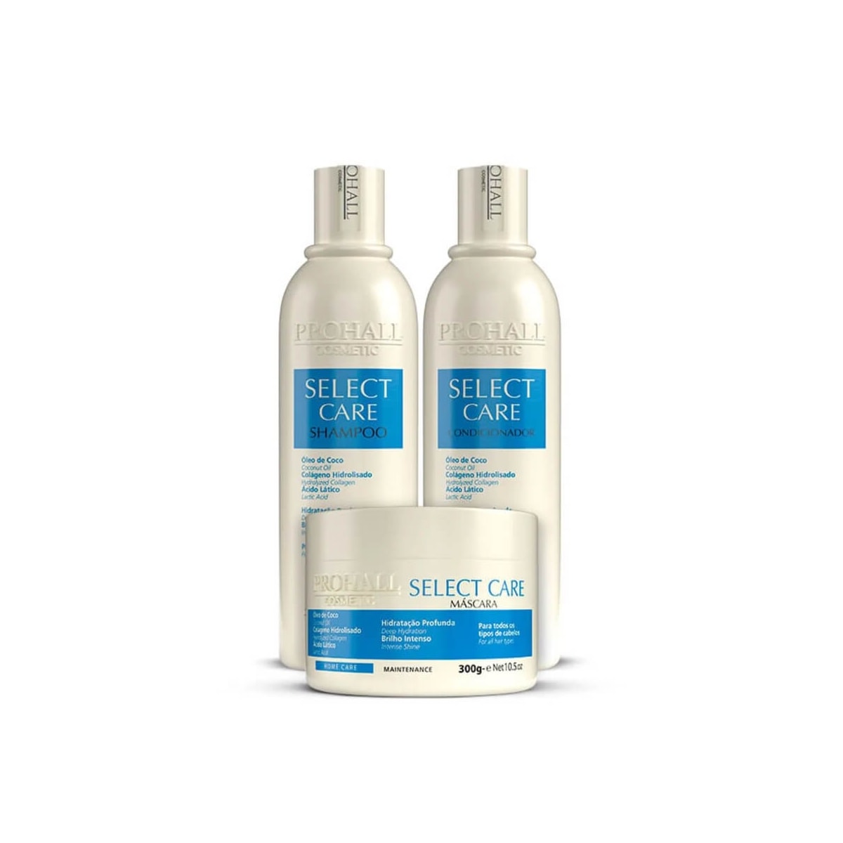 Prohall Select Care Kit Manutenção Pós Progressiva Trio Prohall Select Care Kit Manutenção Pós Progressiva Trio