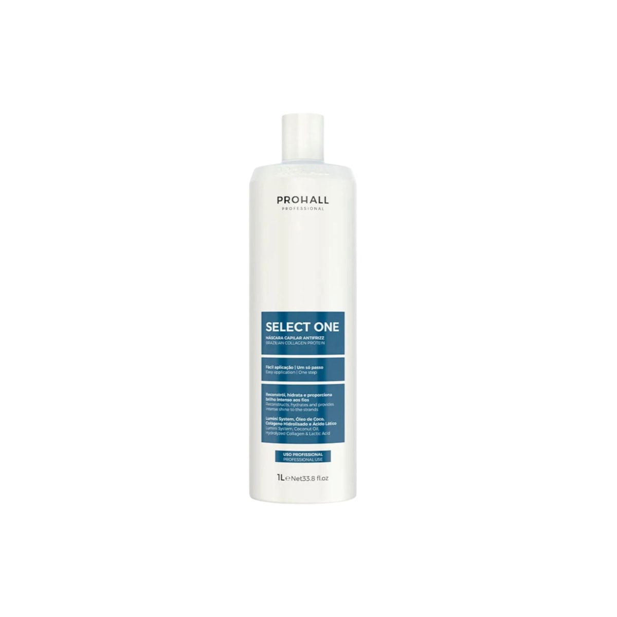 Prohall Select One Antifrizz Máscara Capilar 1L Prohall Select One Antifrizz Máscara Capilar 1L