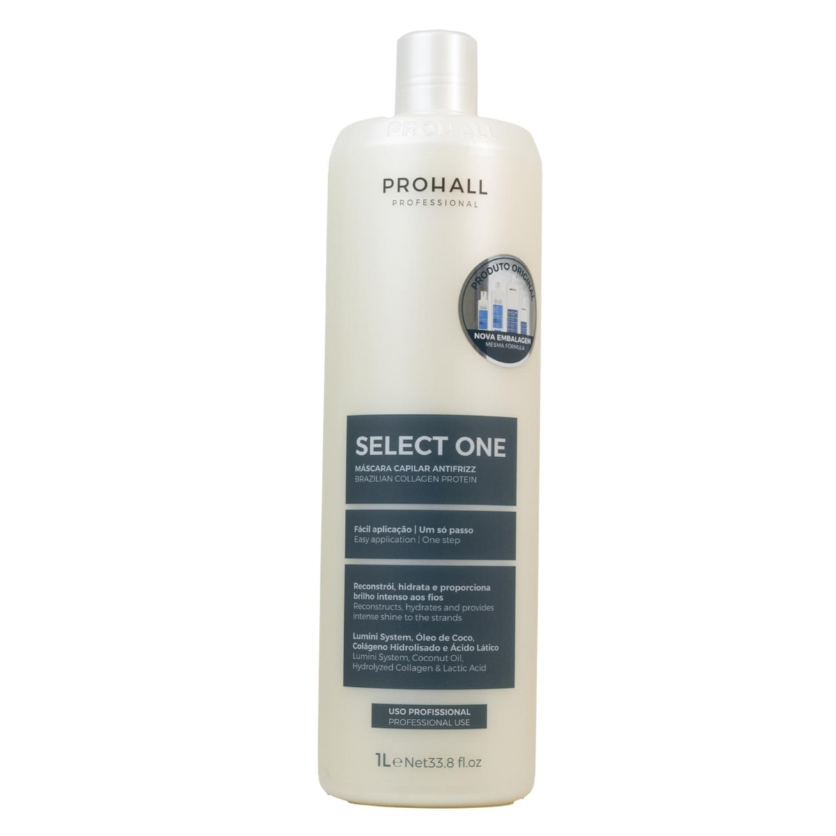Prohall Select One Antifrizz Máscara Capilar 1L Prohall Select One Antifrizz Máscara Capilar 1L