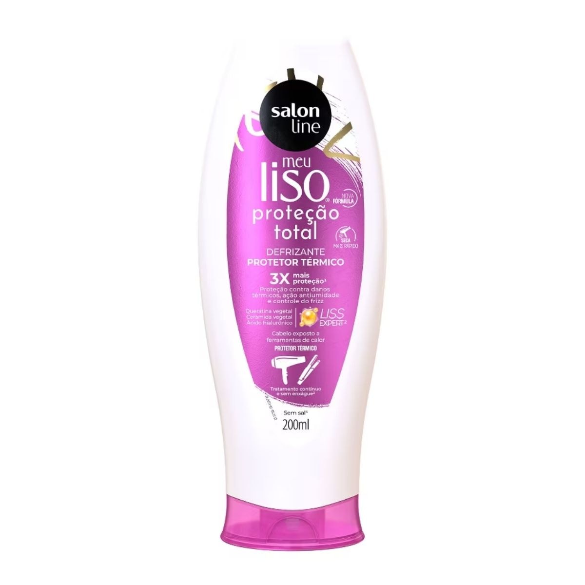 Protetor Térmico Salon Line Meu Liso Proteção Total 200 ml Protetor Térmico Salon Line Meu Liso Proteção Total 200 ml