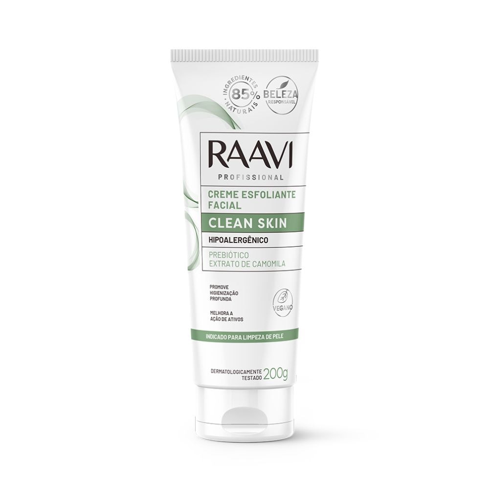 Raavi Clean Skin Creme Esfoliante Facial 200g