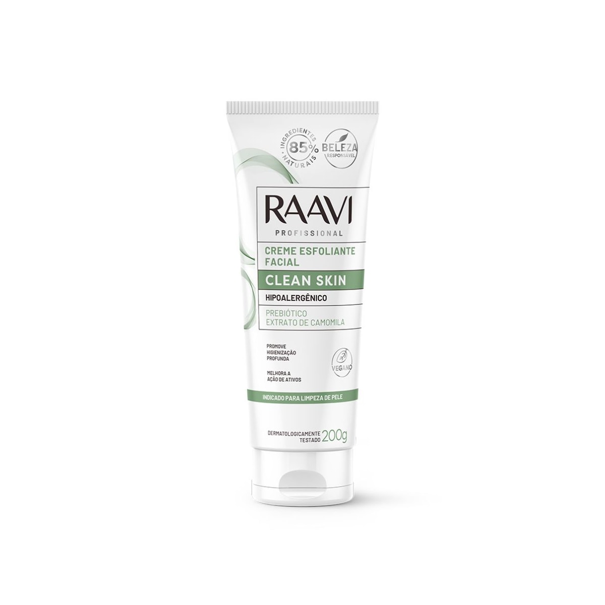 Raavi Clean Skin Creme Esfoliante Facial 200g Raavi Clean Skin Creme Esfoliante Facial 200g