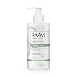 Raavi Clean Skin Loção Emoliente Facial 500 ml