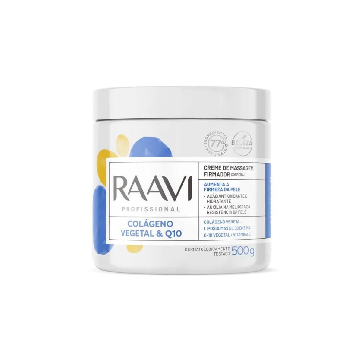 Raavi Creme de Massagem Colágeno Vegetal e Q10 500 g Raavi Creme de Massagem Colágeno Vegetal e Q10 500 g