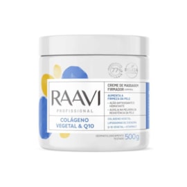Raavi Creme de Massagem Colágeno Vegetal e Q10 500g Raavi Creme de Massagem Colágeno Vegetal e Q10 500g