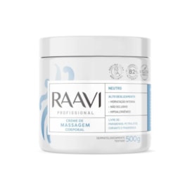 Raavi Creme de Massagem Corporal Neutro 500g