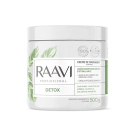 Raavi Creme de Massagem Detox 500g Raavi Creme de Massagem Detox 500g